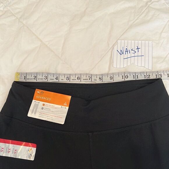 NWT c9 by Champion size XS black cropped wide leg hidden drawstring waist - Picture 10 of 13